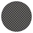 thumbnail image 1 of Gray and Black Checkerboard Pattern Round Fitted Tablecloth with Elastic Edge,Dining Table Cover Waterproof,Outdoor Round Tablecloth for Camping,Dining,Indoor and Outdoor, 1 of 7