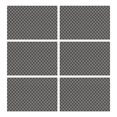 thumbnail image 1 of Gray and Black Checkerboard Pattern Summer Placemats Table Placemats Set Of 6-Linen Kitchen Washable Placemats Table Mats 11.8"x17.7" Non-Slip Heat Resistant, 1 of 5