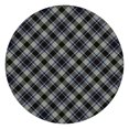 thumbnail image 1 of Gray Black Checkered Pattern Round Fitted Tablecloth with Elastic Edge,Dining Table Cover Waterproof,Outdoor Round Tablecloth for Camping,Dining,Indoor and Outdoor, 1 of 7