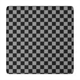 thumbnail image 1 of Gray and Black Checkered Pattern Square Fitted Tablecloth with Elastic Edge,Square Table Cover,Washable Elastic Table Cover for Home Kitchen Party Decor 34"x34", 1 of 6