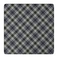 thumbnail image 1 of Gray Black Checkered Pattern Square Fitted Tablecloth with Elastic Edge,Square Table Cover,Washable Elastic Table Cover for Home Kitchen Party Decor 36"x36", 1 of 6