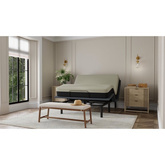 Gray & Black - Conforming Mattress - Queen Bed - Alleviate Muscle Pain