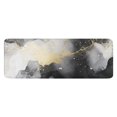 thumbnail image 1 of Gray Black Gold Marble Pattern Kitchen Rug Mat,Kitchen Runner Rugs Non Skid Washable,Decorative Kitchen Floor Mats for Kitchen,Sink,Laundry,17"x47.2", 1 of 7