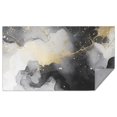 thumbnail image 1 of Gray Black Gold Marble Pattern Rectangle Tablecloth 60"x102",Waterproof Polyester Rectangle Table Cloth, Wipeable Spillproof Polyester Tablecloth for Dining, Camping, Indoor and Outdoor, 1 of 6