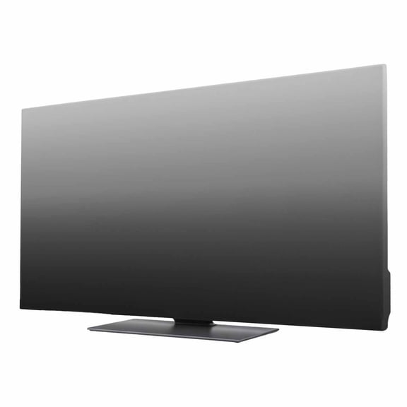 Gray Black TV Dust Cover 85 Inch, Gradient Computer Monitor Cover Dustproof Stretchable Indoor TV Screen Protector for LED LCD Universal Monitors