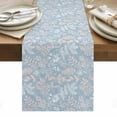 thumbnail image 1 of Gray Blue Dandelion Table Runner - 60 Inch Long, Kitchen Dining Table Runner Dresser Scarves, Spring Flowers Modern Minimalist Farmhouse Decor for Coffee Tables Wedding Party Banquet, 1 of 8