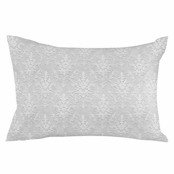 Gray Boho Throw Pillow Cover 20 x 26 Inch Decorative Pillow Cover Ethnic Vintage Abstract Floral Pattern Art Lumbar Pillowcase Seasonal Rectangle Cushion Case for Couch Sofa Bed Living Room