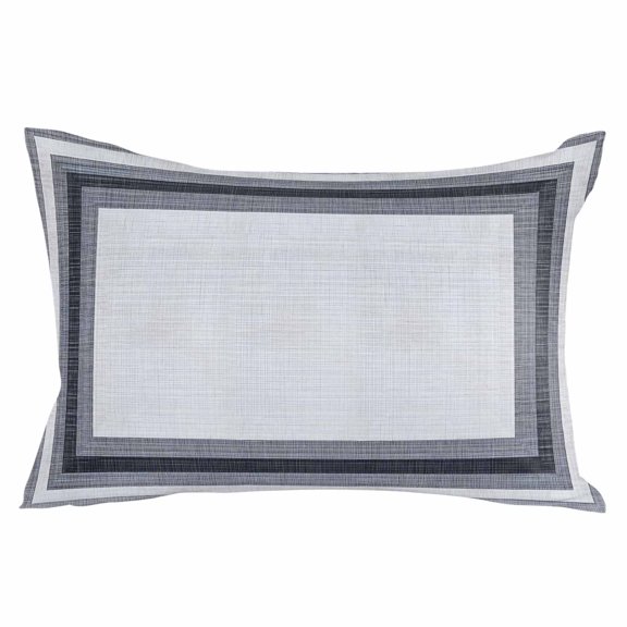 Gray Boho Throw Pillow Cover 20 x 26 Inch Decorative Pillow Cover Vintage Country Chic Shabby Ombre Geometric Lumbar Pillowcase Seasonal Rectangle Cushion Case for Couch Sofa Bed Living Room