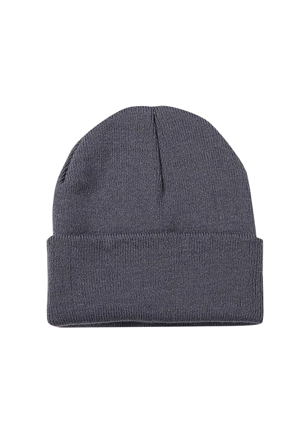 Gray Bomber Hats Four Seasons Hats Knitted Cap for Men & Women & Teen