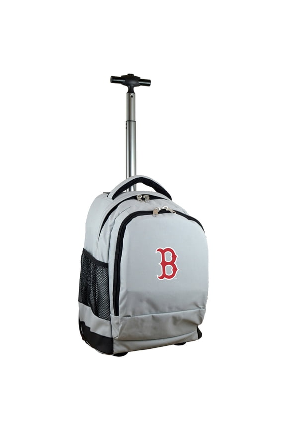 Gray Boston Red Sox 19'' Premium Wheeled Backpack