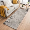 thumbnail image 1 of Gray Brown 2'x6' Runner Rugs for Hallway Kitchen Bedside Non Slip Washable, Vintage Shabby Texture Making Old Entryway Rug Runners with Rubber Backing, Long Carpet Runner for Laundry Room, 1 of 8