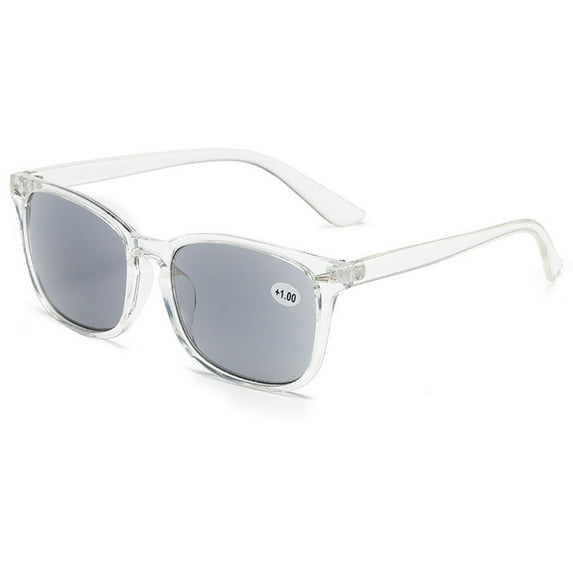 Gray Brown Tinted Reading Glasses Sunglasses UV Anti-Blue Light Readers