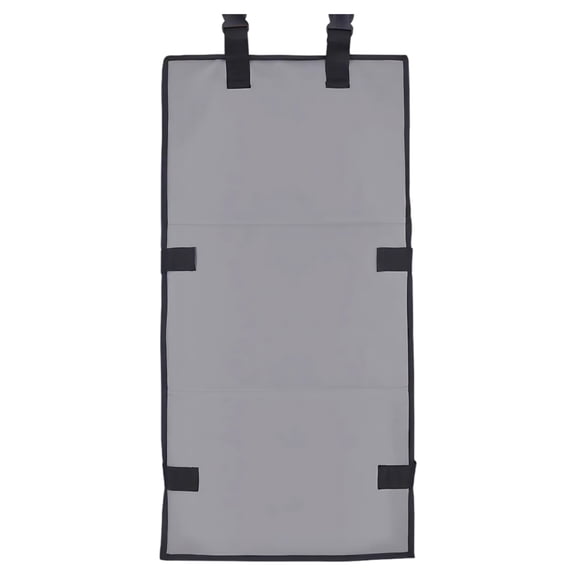 Gray Bunk Bed Ladder Guard 30.7 x 15 in / 78 x 38 cm Foldable Young One's Bunk Bed Ladder Blocker, Effective Anti-Fall Lock, 600D Oxford Cloth Bunk Bed Ladder Cover for Safe Sleep