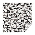 thumbnail image 1 of Gray Camo Shark Silhouette Pattern Square Tablecloth,Waterproof Square Table Cover,Wipeable Spillproof Washable Table Cover for Home Kitchen Party Decor 60"x60"(152x152cm), 1 of 6