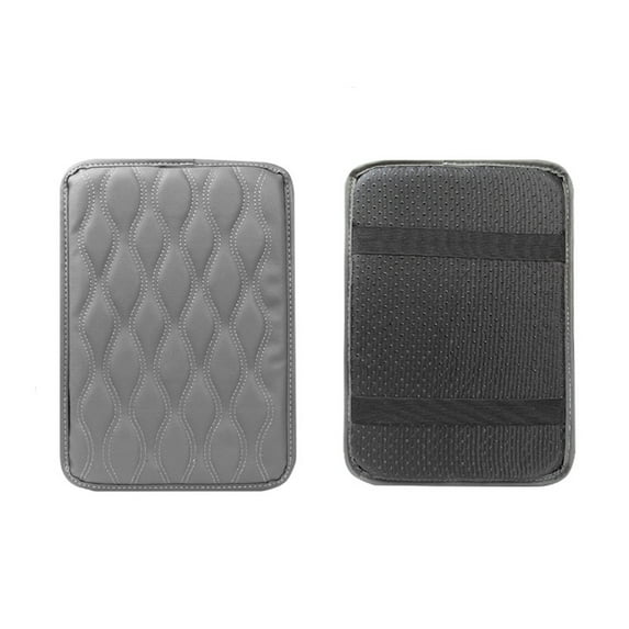 Gray Car Armrest Box Pad, Universal Center Console Cover for Most Vehicle, Suv, Truck, Car, Waterproof Armrest Cover Pad, Car Armrest Seat Box Cover Protector (1Pc)