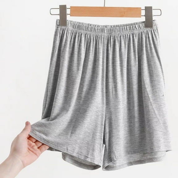 Gray Cargo Pants Women Bit Cotton Loose Oversized Shorts Summer New Fashionable Casual Pants Thin Breathable Simple Home Three Part Pants Woman Pants Clearance