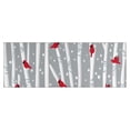 thumbnail image 1 of Gray Christmas Cardinal Bird Pattern Kitchen Rug Mat,Kitchen Runner Rugs Non Skid Washable,Decorative Kitchen Floor Mats for Kitchen,Sink,Laundry,17"X47", 1 of 5