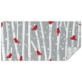 thumbnail image 1 of Gray Christmas Cardinal Bird Pattern Rectangle Tablecloth 60"x120",Waterproof Polyester Rectangle Table Cloth, Wipeable Spillproof Polyester Tablecloth for Dining, Camping, Indoor and Outdoor, 1 of 6