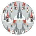 thumbnail image 1 of Gray Christmas Gnome Village Pattern Round Fitted Tablecloth with Elastic Edge,Dining Table Cover Waterproof,Outdoor Round Tablecloth for Camping,Dining,Indoor and Outdoor, 1 of 7