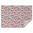 thumbnail image 1 of Gray Christmas Santa Pattern Rectangle Tablecloth 60"x84",Waterproof Polyester Rectangle Table Cloth, Wipeable Spillproof Polyester Tablecloth for Dining, Camping, Indoor and Outdoor, 1 of 5