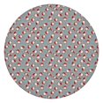 thumbnail image 1 of Gray Christmas Santa Pattern Round Fitted Tablecloth with Elastic Edge,Dining Table Cover Waterproof,Outdoor Round Tablecloth for Camping,Dining,Indoor and Outdoor, 1 of 7