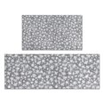 thumbnail image 1 of Gray Christmas Snowflake Pattern Kitchen Rugs Sets Of 2,Anti Fatigue Kitchen Mat Rugs Non Slip Washable,Decorative Kitchen Floor Mats for Kitchen,Sink,Laundry,17"x30"+17"x47", 1 of 7