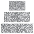thumbnail image 1 of Gray Christmas Snowflake Pattern Kitchen Rugs Sets Of 3,Kitchen Runner Rugs Non Skid Washable,Decorative Kitchen Floor Mats for Kitchen,Sink,Laundry,17"x30"+ 17"x47" + 17"x59", 1 of 6