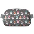thumbnail image 1 of Gray Christmas Snowman Pattern Cute Fanny Packs for Women,Travel Waterproof Crossbody Fanny Bags Waist Purse for Women Anti Theft Adjustable Strap for Running Travel Cycling, 1 of 6