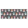thumbnail image 1 of Gray Christmas Snowman Pattern Kitchen Rug Mat,Kitchen Runner Rugs Non Skid Washable,Decorative Kitchen Floor Mats for Kitchen,Sink,Laundry,17"X47", 1 of 5