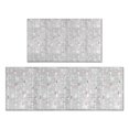 thumbnail image 1 of Gray Christmas Snowman Pattern Kitchen Rugs Sets Of 2,Anti Fatigue Kitchen Mat Rugs Non Slip Washable,Decorative Kitchen Floor Mats for Kitchen,Sink,Laundry,17"x30"+17"x47", 1 of 7