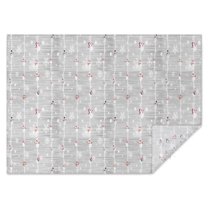 Gray Christmas Snowman Pattern Rectangle Tablecloth 60"x84",Waterproof Polyester Rectangle Table Cloth, Wipeable Spillproof Polyester Tablecloth for Dining, Camping, Indoor and Outdoor