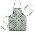thumbnail image 1 of Gray Christmas Tree Pattern Kids Aprons for Girls and Boys,Adjustable Neck Strap Toddler Aprons for Kids Cooking Baking, 1 of 7