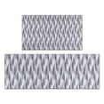 thumbnail image 1 of Gray Christmas Tree Pattern Kitchen Rugs Sets Of 2,Anti Fatigue Kitchen Mat Rugs Non Slip Washable,Decorative Kitchen Floor Mats for Kitchen,Sink,Laundry,17"x30"+17"x47", 1 of 7
