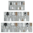 thumbnail image 1 of Gray Christmas Tree Pattern Kitchen Rugs Sets Of 3,Kitchen Runner Rugs Non Skid Washable,Decorative Kitchen Floor Mats for Kitchen,Sink,Laundry,17"x30"+ 17"x47" + 17"x59", 1 of 6