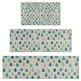 thumbnail image 1 of Gray Christmas Tree Pattern Kitchen Rugs Sets Of 3,Kitchen Runner Rugs Non Skid Washable,Decorative Kitchen Floor Mats for Kitchen,Sink,Laundry,17"x30"+ 17"x47" + 17"x59", 1 of 6