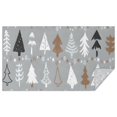 thumbnail image 1 of Gray Christmas Tree Pattern Rectangle Tablecloth 60"x102",Waterproof Polyester Rectangle Table Cloth, Wipeable Spillproof Polyester Tablecloth for Dining, Camping, Indoor and Outdoor, 1 of 6