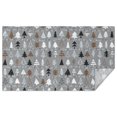thumbnail image 1 of Gray Christmas Tree Pattern Rectangle Tablecloth 60"x102",Waterproof Polyester Rectangle Table Cloth, Wipeable Spillproof Polyester Tablecloth for Dining, Camping, Indoor and Outdoor, 1 of 6