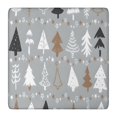 thumbnail image 1 of Gray Christmas Tree Pattern Square Fitted Tablecloth with Elastic Edge,Square Table Cover,Washable Elastic Table Cover for Home Kitchen Party Decor 36"x36", 1 of 6