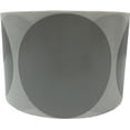 thumbnail image 1 of Gray Circle Dot Stickers | 3" Inches Round | 500 Pack, 1 of 1