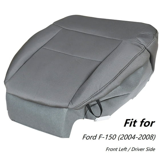 Gray Cloth Seat Cushion Front Left Driver Side Suitable for Ford F-150 (2004-2008)