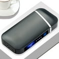 thumbnail image 1 of Gray Collectible Lighter, USB Rechargeable Flameless, Cigarette Pack Style with Gift Box, 1 of 5
