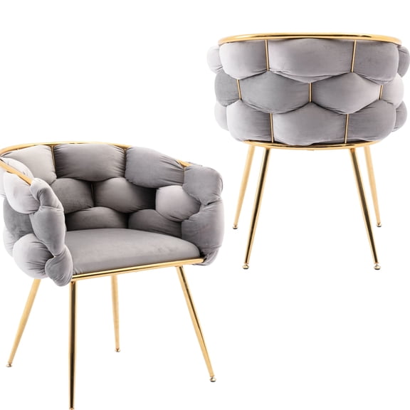 Gray Color, 5 - Color Options - Unique Knitting Design - Living Room or Dressing Area / Match Various Interior Designs