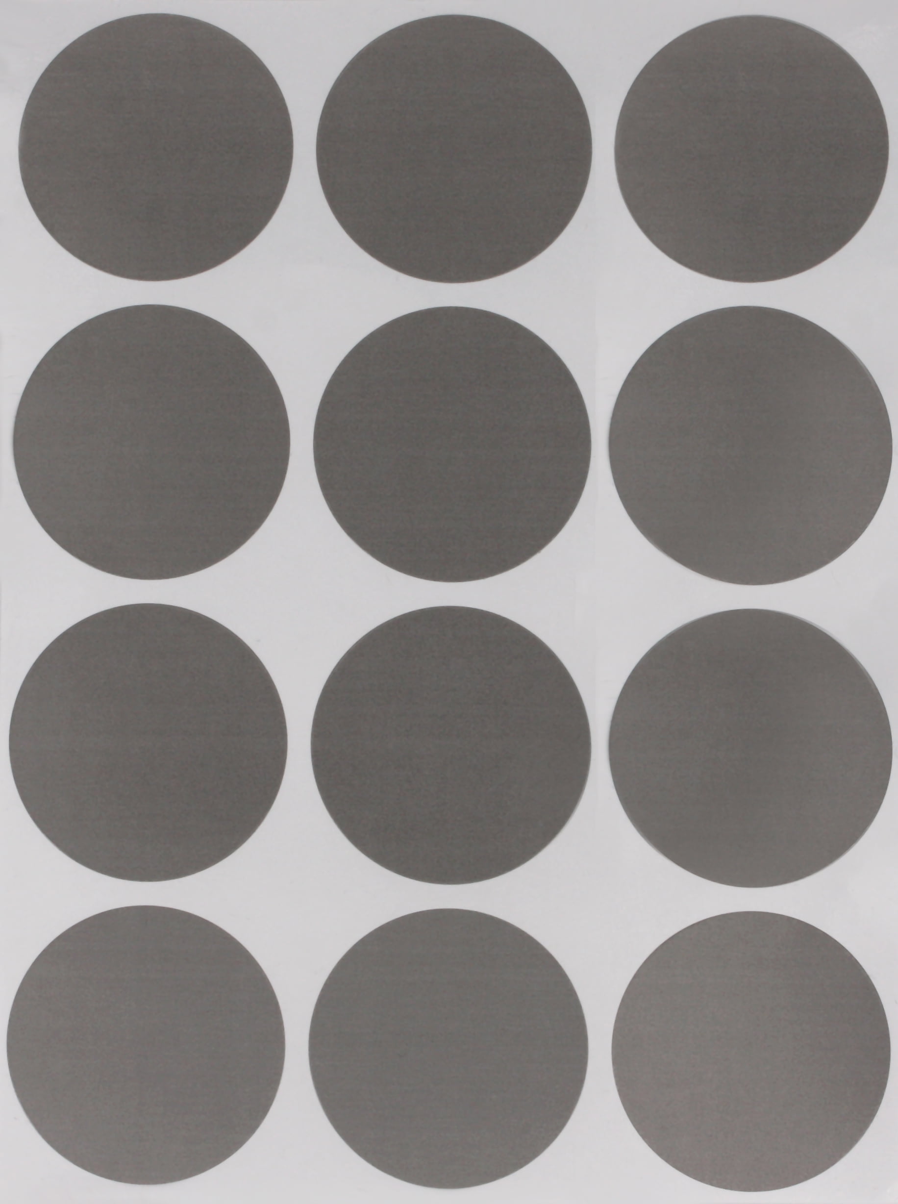 Gray Color-Coding Label Dots 38mm (1.5 inch) inch Round Labeling ...