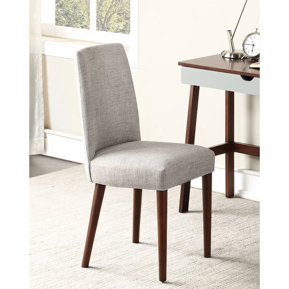 Gray Color Scheme - Comfortable Sitting - Desk or Table - Solid Wood Build