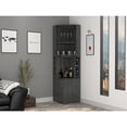 thumbnail image 1 of Gray Corner Cabinet, Double Doors & 2 Shelves / Useful Storage in Corners, 1 of 4