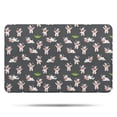 thumbnail image 1 of Gray Cow Grass Pattern Bathroom Rugs Mat,Non Slip Microfiber Bathroom Rug,Rubber Backing,Soft Bathroom Mats for Bathroom Floor,Tub and Shower,17x27in(43x68cm), 1 of 5