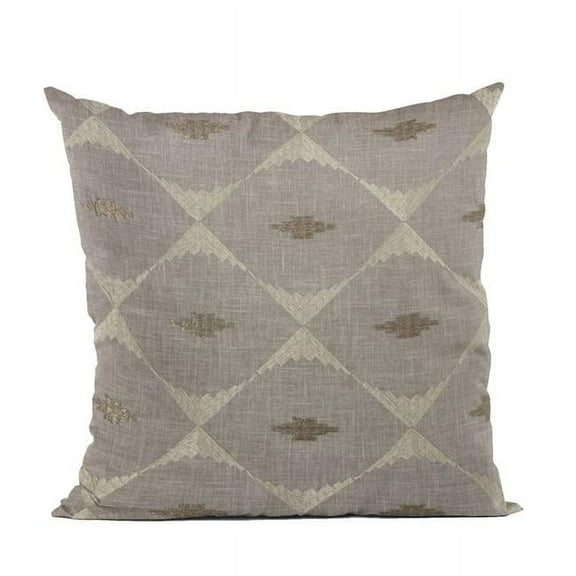 Gray Cubes Diamond Luxury Throw Pillow - 20 x 30 in. Queen Size