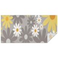thumbnail image 1 of Gray Daisy Flower Yellow Blooms Pattern Rectangle Tablecloth 60"x120",Waterproof Polyester Rectangle Table Cloth, Wipeable Spillproof Polyester Tablecloth for Dining, Camping, Indoor and Outdoor, 1 of 6