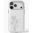 Seed Casing Gray Dandelion Seed Heads Tough Case for Apple iPhone Series ...