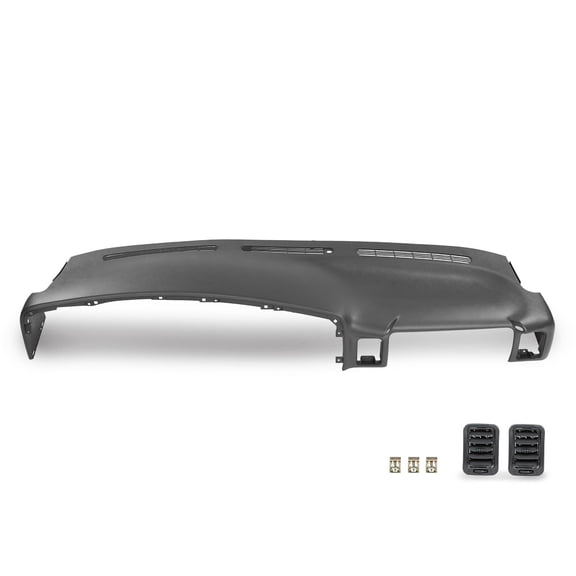 Gray Dash Cap Board Cover Dashboard Overlay Snap-On Fit For 1999-2006 Chevy Silverado